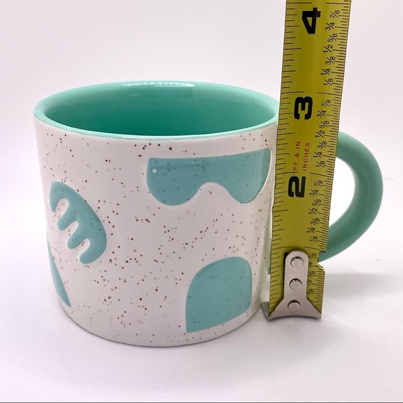 Maven Mint Green and Speckled White Coffee 7oz Coffee Mug - Picture 5 of 5